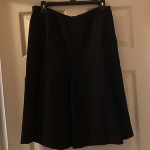 LOFT Black A-Line Skirt